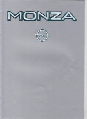 Opel Monza Prospekt 1982 zzgl. Technik