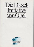 Opel PKW Diesel Autoprospekt 1982
