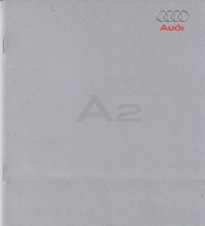 Audi A2 Prospekt 1999