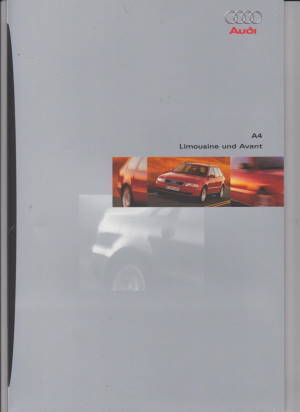 Audi A4  Prospekt Juli 1996