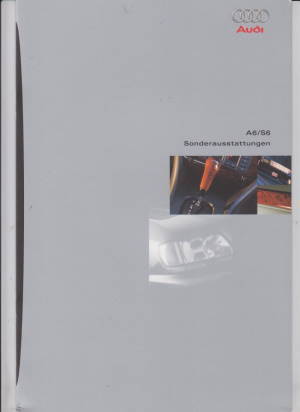 Audi A6 S6 Prospekt 1996