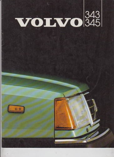 Volvo  343 - 345 Autoprospekt 1982