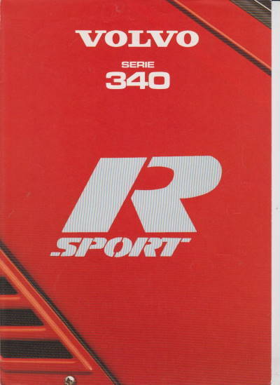 Volvo  340 R Sport  Prospekt