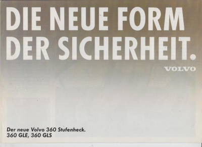 Volvo  360  Prospekt