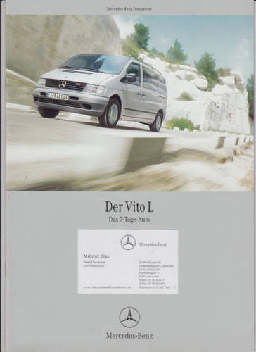 Mercedes Vito L Prospekt 2001