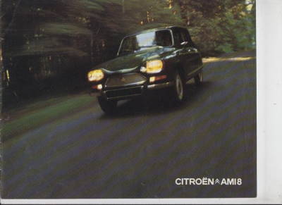 Citroen Ami 8 Autoprospekt 1971