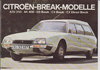 Citroen Break Modelle Prospekt 1976