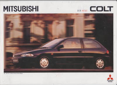 Der neue Mitsubishi Colt 1992 Prospekt