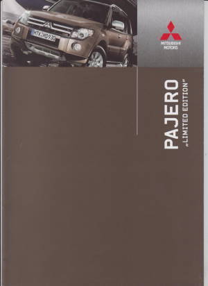 Mitsubishi Pajero LTD Editon Prospekt 2008
