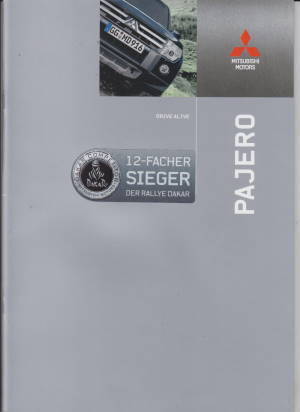 Mitsubishi Pajero Prospekt 2007