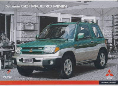 Mitsubishi GDI  Pajero Pinin  Prospekt 1999