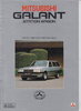 Mitsubishi Galant SW 1982 Norwegen  Prospekt