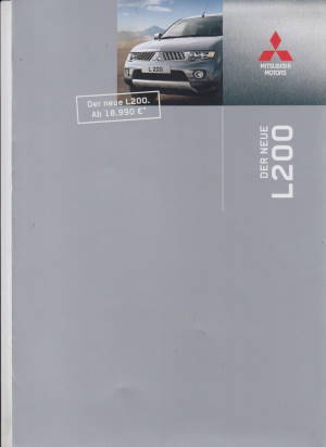 Mitsubishi L 200 Prospekt 2010