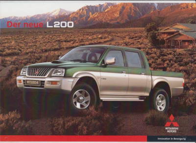 Mitsubishi L 200 Prospekt 2002