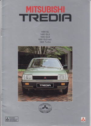 Mitsubishi Tredia  Prospekt Belgien 1982
