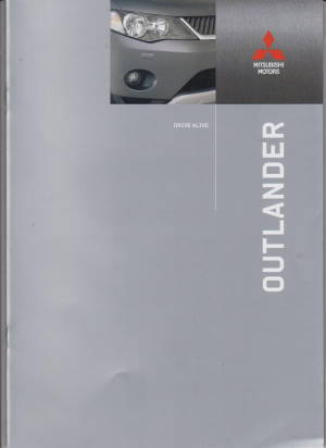 Mitsubishi Outlander Prospekt 2007