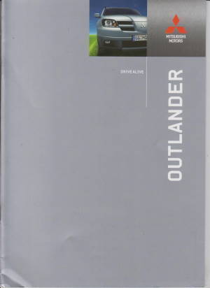 Mitsubishi Outlander Prospekt 2004