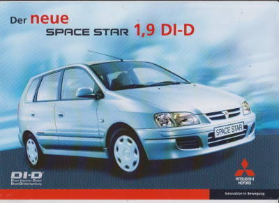 Mitsubishi Space Star 1,9 DI-D Prospekt 2001