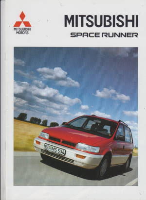 Mitsubishi Space Runner Autoprospekt 1995