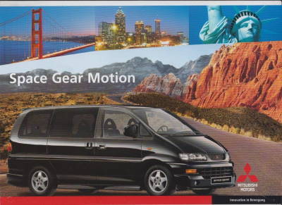 Mitsubishi Space Gear Motion Prospekt 1999