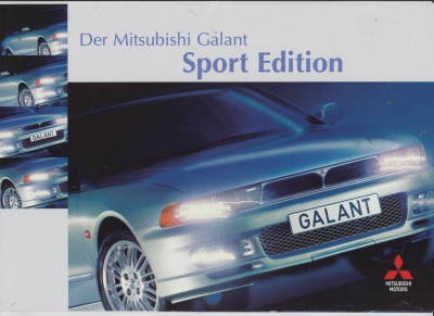 Mitsubishi Galant Sport Edition Autoprospekt 1998