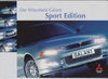 Mitsubishi Galant Sport Edition  Autoprospekt 1998