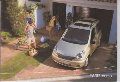 Toyota Yaris Verso Prospekt 1999