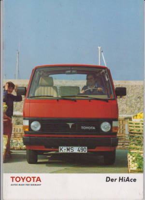 Toyota HiAce Autoprospekt 1984