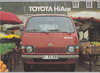 Toyota HiAce Autoprospekt 1980