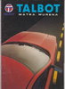 Talbot Matra  Murena Prospekt 1981