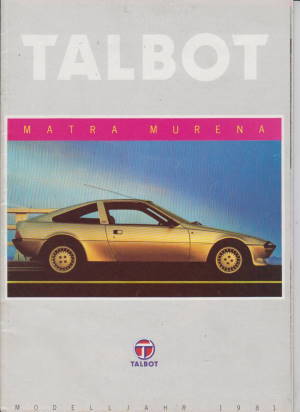 Talbot Matra Murena Prospekt 1981