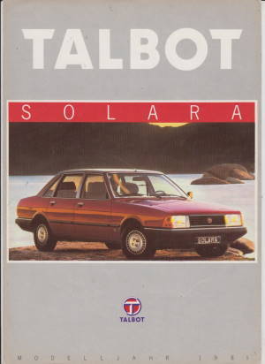 Talbot Solara Prospekt 1980
