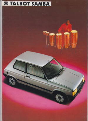 Talbot Samba Autoprospekt 1984