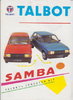 Talbot Samba Autoprospekt
