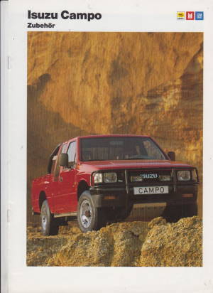 Isuzu Campo  Prospekt Zubehör 1990