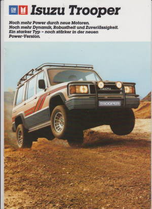 Isuzu Trooper Prospekt 1987
