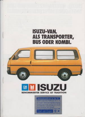 Isuzu Van Prospekt 1984