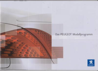 Peugeot Programm Prospekt 2003