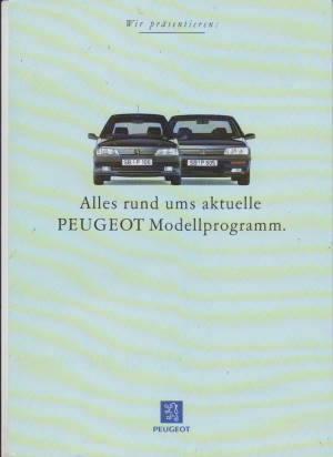 Peugeot Programm Prospekt 1993