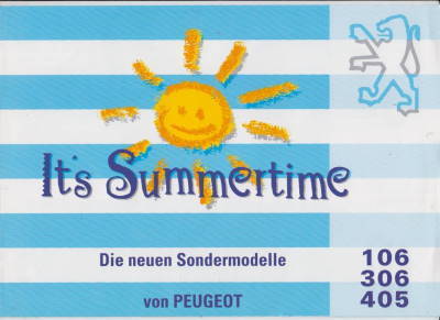 Peugeot Programm Prospekt 1994