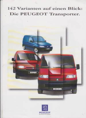 Peugeot Transporter Programm Prospekt