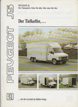 Peugeot J5 Tiefkoffer Prospekt