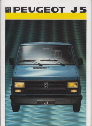 Peugeot J5 Prospekt 1986