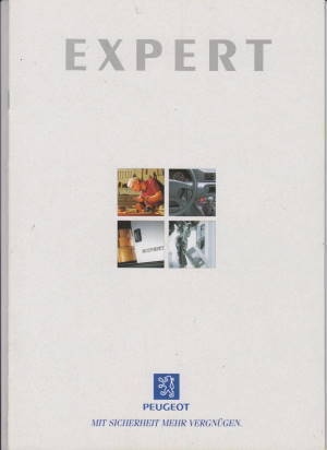 Peugeot Expert Prospekt 1998