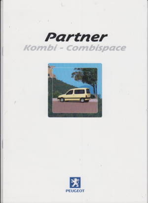 Peugeot Partner Kombi Combispace   Prospekt 2000