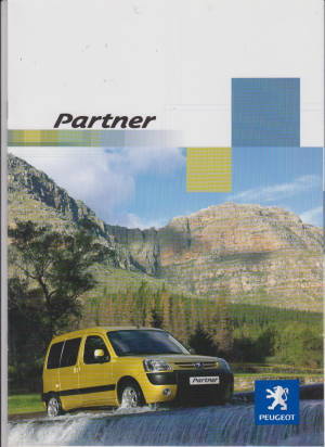 Peugeot Partner Prospekt 2002