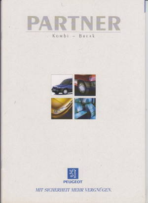 Peugeot Partner Kombi Break  Prospekt 1997