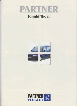 Peugeot Partner Kombi Prospekt 1996