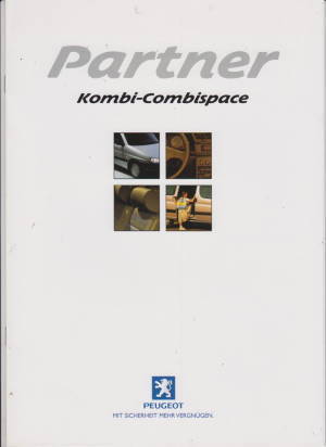 Peugeot Partner Kombi Combispace  Prospekt 1999