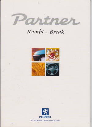 Peugeot Partner Kombi Break Autoprospekt 1998